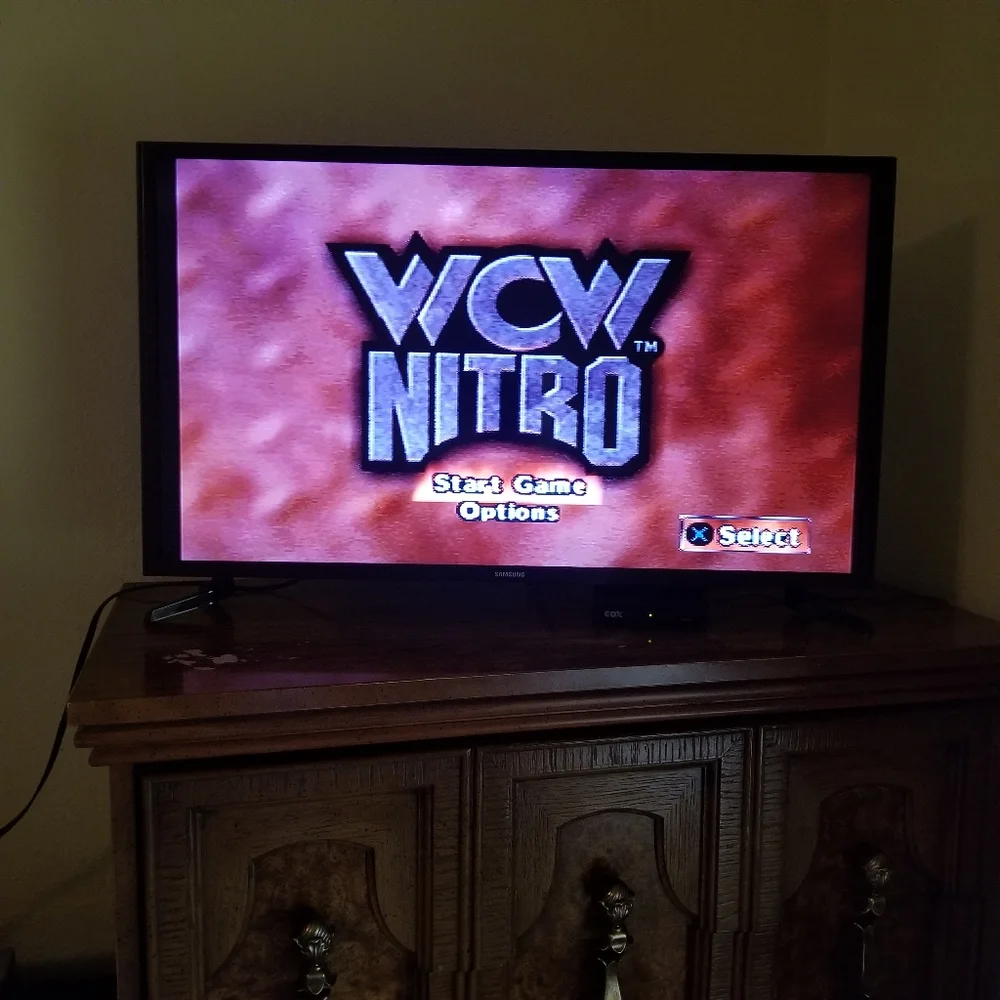WCW Nitro PS1 Sony Playstation Complete Tested